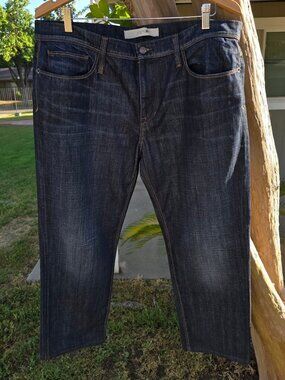 Joe's Jeans Men's Classic Fit Size 38 Dark Blue Vintage Wash Straight Leg Jeans